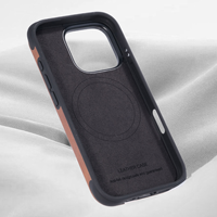 Étui pour téléphone pour iPhone 16 Pro Max 15 14 13 PU Leather Safety Airbag Magnetic Anti-drop Cases