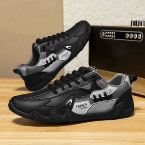 2026 Spring Summer New Men's Niche High-end Style Skateboard Shoes Fashion Slip-on Low-<b>top</b> Soft-soled Forrest Gump <b>PVC</b> Upper - Product Image 4