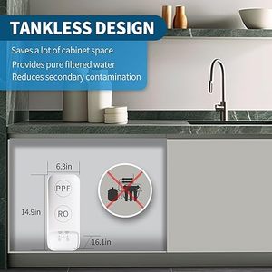 Système d'osmose inverse sous évier système de filtre à eau ro armoire purificateur d'eau ro purificateur d'eau led tableau de commande - Product Image 4