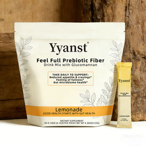 ผงไฟเบอร์เพื่อสุขภาพทางเดินอาหาร คุณภาพสูง OEM ODM พรีไบโอติกธรรมชาติ ช่วยควบคุมความอยากอาหาร อาหารเสริมลดน้ำหนัก - Product Image 1