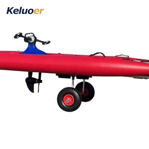 Remolque de <span class=keywords><strong>Kayak</strong></span>, accesorios <span class=keywords><strong>para</strong></span> barcos oceánicos, plataforma, transporte de barcos, carro de dos <span class=keywords><strong>ruedas</strong></span>, carros plegables de aluminio - Product Image 5