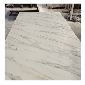 Panneaux muraux en PVC marbré UV 2,8*1220*2440 mm, plaques en PVC marbré synthétique noir - Product Image 4