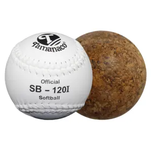 Made For You Softball Gifts White PVC Or Leather Practice Softball Balls Best Cork Core Softball Training