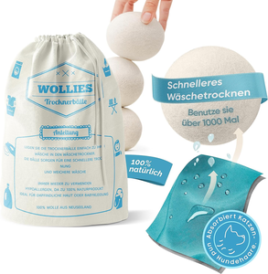 Palle Asciugatrici in Feltro di Lana Biologica Private Label per Bucato e Asciugatrice - Product Image 4