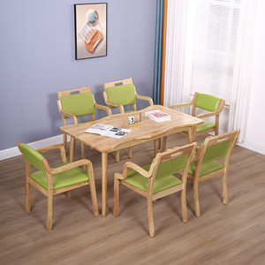 Senior Chair Solid Wood <b>Pine</b> Comfortable Elderly Living Room Dining Chair - Product Image 3