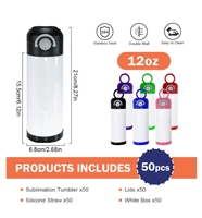 Chine RTS 12oz Sublimation gobelet en acier inoxydable Double paroi isolée sous vide enfants tasse bouteille d'eau avec rebond Flip Top couvercles