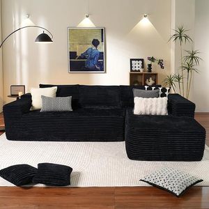 Ghế <span class=keywords><strong>sofa</strong></span> giường mút hoạt tính hiện đại, nén chân không, dạng ghép rời, dùng cho phòng khách, phòng ngủ, khách sạn, nội thất bọc vải - Product Image 3