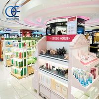 Présentoir de comptoir de parfum Kiosque d'affichage de parfum Cabinet d'affichage de parfum pour la parfumerie à chaînes Design de magasin entier
