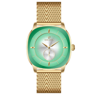 Montre à quartz pour homme au design minimaliste avec cadran Fume, petite aiguille des secondes, boîtier et bracelet en acier inoxydable, étanche 3 ATM - Product Image 1