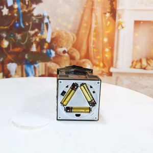 Christmas <b>Lights</b> Led Plastic Church Shape Water Lantern Snow <b>Globe</b> with Battery IP44 for Christmas Decorations - Product Image 5