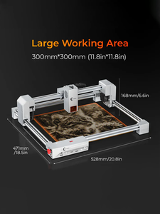 <span class=keywords><strong>Machine</strong></span> de gravure et de découpe CNC à double laser Yeelaser JL9, programmable, facile à utiliser pour le bois, le cuir, le métal, le tissu, le plastique - Product Image 4
