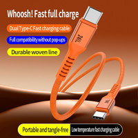 Câble de charge rapide tressé Type-C 240W 5A de 0,5m à 3m pour téléphone portable, ordinateur, jeux vidéo, audio/vidéo et montage vidéo