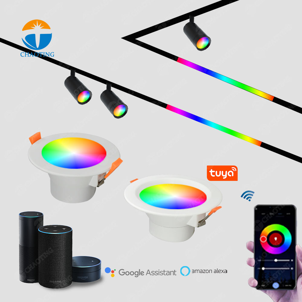 track light two prong rgb