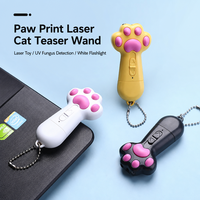 Stylo laser portable USB 3 LED, jouet laser pour chat, outil d'entraînement pour animaux de compagnie avec 5 motifs