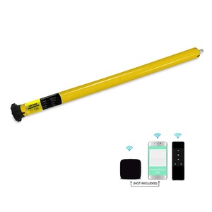Pantalla de Proyección Motorizada Tubular con Batería de Litio, Control por Voz con Alexa y <span class=keywords><strong>Google</strong></span>, Bi-Voltaje Integrado, Impermeable, 100% Opaca - Product Image 5