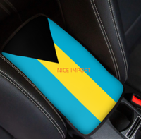 Meilleures ventes : Coussin de protection universel pour accoudoir de console centrale de voiture, motif drapeau d'Antigua, compatible SUV, berline, camion