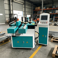Máquina Automática CNC para Doblar Perfiles Metálicos, Dobladora Hidráulica de Tubos de 4 Rodillos para la Producción de Estructuras de Aluminio para Invernaderos