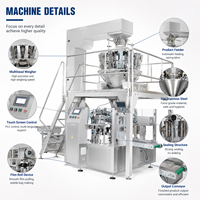 Food Grade Vertical Form Fill Seal Candy Sugar Packaging Machine With Multihead Combination Weigher Factory Direct Supply