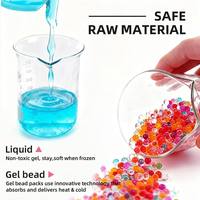Bingzhen – Compresse chaude/froide réutilisable en forme ronde pour soulager la douleur, portable, pour la physiothérapie, avec billes de gel, idéale pour les cadeaux