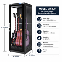 Armoire de rangement universelle pour instruments à cordes, humidité constante, armoire de maintenance pour violon et guitare, boîte anti-humidité