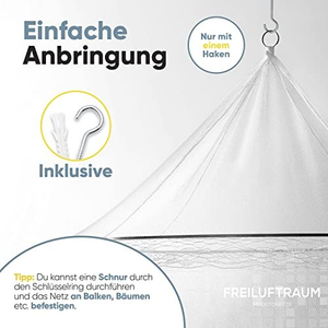 Nuevo portátil colgante cúpula de encaje mosquitera interior y exterior universal princesa viento cama manto - Product Image 3