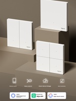 Interrupteur intelligent Escape Plus 240V IP20 Modèle 86 10A Connecté à Mijia & Mesh avec commande vocale Xiao Ai Double contrôle Ignifuge