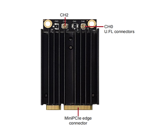 कम्पेक्स wle3002hx मिनी pci 3.0 <span class=keywords><strong>WiFi</strong></span> <span class=keywords><strong>6</strong></span> मॉड्यूल 802.11ax 2x2 MU-MIMO 2 hdma दोहरी बैंड - Product Image 2