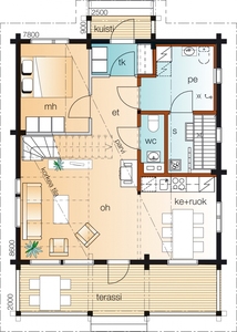 บ้านและวิลล่าทำจากไม้สำเร็จรูปสำหรับวันหยุดพักผ่อนพักผ่อน - Product Image 6