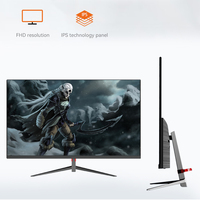 Nuevo Monitor para Juegos Ultrafino sin Marco de 27 Pulgadas FHD 1080P 75Hz, Pantalla LCD IPS para PC de Escritorio, Pantalla Ancha con Retroiluminación HDR RGB