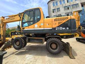 Excavadora de ruedas Hyundai 210w-9 de alta eficiencia, máquina excavadora de orugas de segunda mano Hyundai 210w-9, gran oferta - Product Image 3