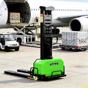 Apilador Semieléctrico de 500 kg con Autocarga, Desplazador Lateral Eléctrico, Altura de Elevación de 1.3 m con Certificado CE - Product Image 1