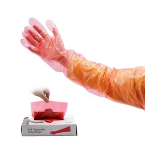 Long Arm Veterinary Examination Farm Vet Glove Veterinary Long Sleeve Gloves For Bull semen