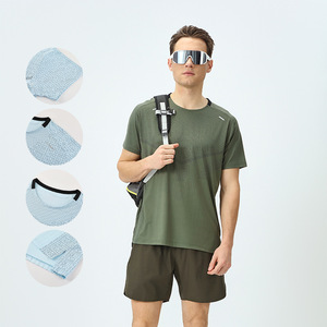 Sports Gym T Shirt <b>Men</b> Short Sleeve Compression <b>Stretch</b> T-Shirt Workout Fitness Training Running Shirt - Product Image 1