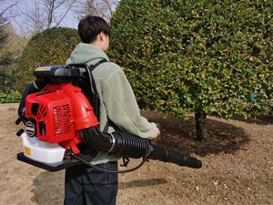 EBZ8500 soprador de ar a gasolina mochila 2 tempos 75.6CC soprador de folhas a gás - Product Image 2