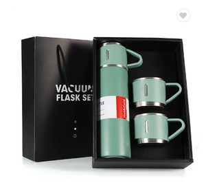 Vaso con Tapa Doble de Acero Inoxidable Recto de 500 ml y 12 oz, Diseño Moderno y Logotipo Personalizado, OEM/ODM - Product Image 1