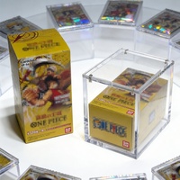Vente directe - Étui de présentation en acrylique transparent poli original pour cartes de jeu TCG anglaises - Protection pour boîte de cartes de jeu