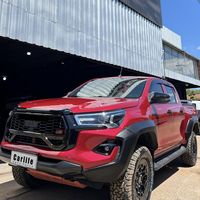 Kit Carrosserie Complet de Pare-chocs Rénové pour Toyota Hilux 2016-2019, Modernisation Style GR Sport 2025 avec Phares Intégrés.