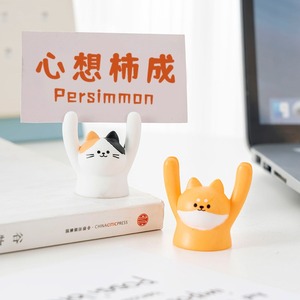 <span class=keywords><strong>Portafoto</strong></span> in Resina a Forma di Animale Cartone Animato, Mini Decorazione da Scrivania per Casa e Ufficio - Product Image 4