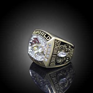 แหวนแชมป์เดนเวอร์ บรอนโกส์ ปี 1995 ชุบทอง แหวนแชมป์กีฬาคลาสสิก แหวนโลหะผสมรักษ์โลกสำหรับผู้ชาย ขายส่ง - Product Image 4