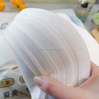 Masque facial DIY en feuille de coton et fibres d'algues, flexible, confortable, sans sensation de tension, 220x200mm, tissage uni, pour une utilisation longue durée sur la peau
