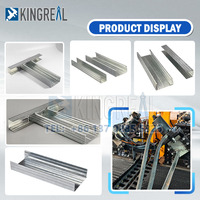 Machine de profilage de profilés métalliques pour plafonds UD, machine de fabrication de profilés métalliques UD pour plafonds suspendus avec une large gamme de projets