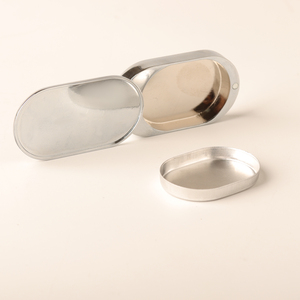 Chất Lượng Cao Từ Refillable Rắn Nước Hoa Container Trường Hợp Sang Trọng Kim Loại Nhỏ Gọn Trường Hợp Cho Mỹ Phẩm Cao Cấp Kim Loại Thủ Công Mỹ Nghệ - Product Image 1