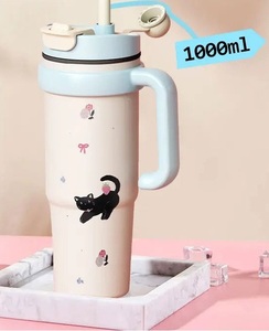 ขวดน้ำความจุขนาดใหญ่316แก้วกาแฟเก็บความร้อนเด็กผู้หญิงถ้วยใส่น้ำแข็งสุดสร้างสรรค์สีสันสดใสของขวัญสำหรับธุรกิจการเดินทางใหม่สำหรับการตั้งแคมป์ - Product Image 5