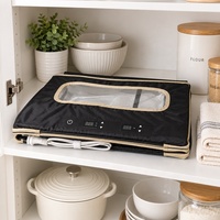 Boîte de levage de pain électrique pliable avec température et minuterie réglables