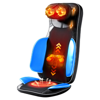 Coussin de massage en cuir PU entièrement automatique 2026 avec thérapie thermique Shiatsu 3D confortable pour le massage des cervicales par pétrissage