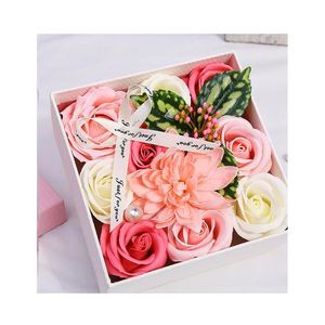 Scatole di Rose personalizzate grandi 30Cm <span class=keywords><strong>X</strong></span> 30Cm scatole di lusso per fiori fiori quadrati - Product Image 6