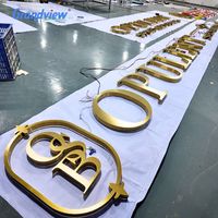 Letrero Comercial para Exteriores Retroiluminado, Letrero LED Iluminado para Tienda, Letrero con Logotipo de Tienda, Letrero con Letras de Canal 3D para Publicidad