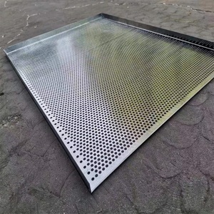 <span class=keywords><strong>Teglia</strong></span> da <span class=keywords><strong>Forno</strong></span> Perforata <span class=keywords><strong>in</strong></span> Acciaio Inox 304 per Alimenti - <span class=keywords><strong>Teglia</strong></span> Professionale Resistente con Fori per <span class=keywords><strong>Forno</strong></span> - Product Image 4