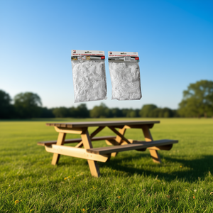 Vaisselle et couverts jetables écologiques 50 pièces, couvercles en plastique biodégradables de 38 cm pour pique-niques à usage unique - Product Image 3