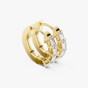Boucles d'oreilles clous en diamant de qualité supérieure pour femmes, légères et confortables, idéales pour les occasions nuptiales et de soirée, disponibles à la vente - Product Image 5